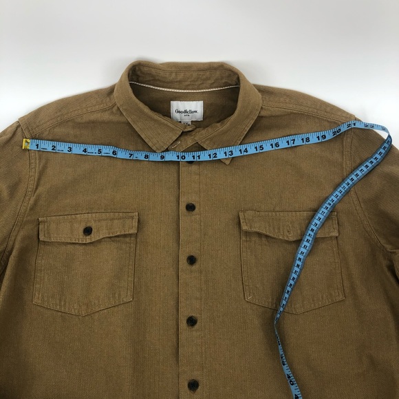 Goodfellow&Co Brushed Denim Casual Button Up Shirt - Picture 4 of 11